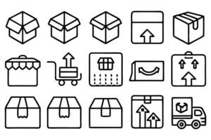Freight and Distribution Symbols vector