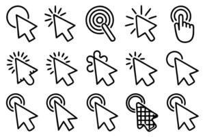 Digital Navigation Icon Collection vector