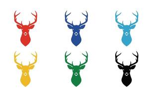 Elegant Deer Head Logo vector