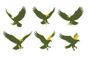 Freedom and Strength The Flight of an Eagle vector