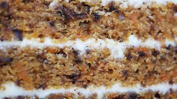 Watch the step-by-step process for making carrot cake.. video