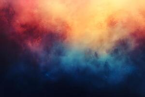 Vibrant Abstract Gradient with Warm and Cool Tones for Artistic Designs photo