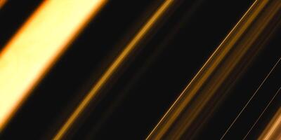 Abstract golden diagonal lines on black background for modern design photo