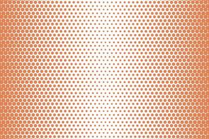 simple abstract dark orange color creative geometric dot halftone pattern vector