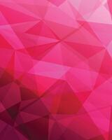 Abstract geometric pink crystal pattern background vector