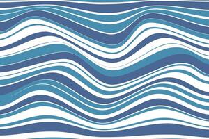 simple dark light color thin to thick wavy distort line pattern vector