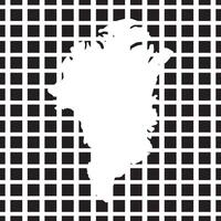 Greenland Map Icon Design vector