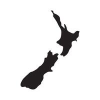 New Zealand Map Icon Design vector