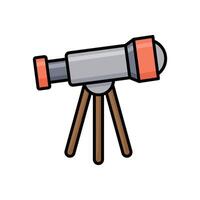 Powerful Zoom Telescope with HD Optics for Clear and Sharp Images vector