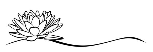 The Lotus Logo. vector