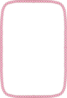 whimsical frame collection in coquette style graphic set light pink pastel color style A4 card size png