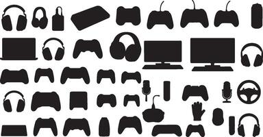 A collection of various electronic devices and accessories vector