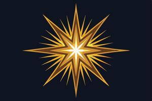 Starburst graphic design for holiday projects. vector