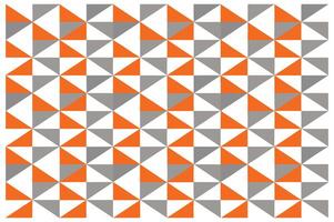 Trendy Geometric Composition of Triangles and Squares in Orange vector