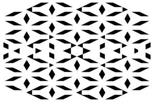 Seamless Geometric Hexagon Tile Pattern in Navy Blue and White vector
