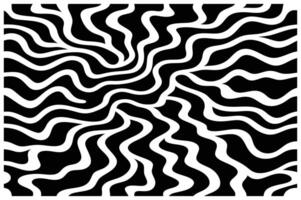 Seamless Organic Curve Design in Black and Cream vector