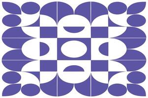 Black and White Geometric Pattern with Repeating Motif Design vector