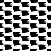 Seamless pattern with hand drawn scribble smear on white background. Abstract grunge texture. illustration vector