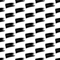 Seamless pattern with black marker scribbles on background. illustration vector