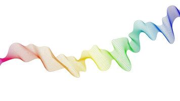 Abstract backdrop with colorful wave gradient lines on background. Modern technology background, wave design. illustration vector