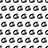 Seamless pattern with sketch hand drawn brush scribble circles shape on background. Abstract grunge texture. illustration vector