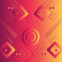 Red abstract background dynamic color gradient futuristic design vector