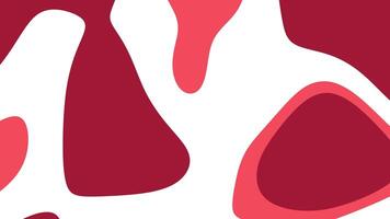Abstract red and pink shapes on white background ideal for modern design projects, website backgrounds, digital art, and print materials. video