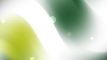 Green and white abstract background with light orbs suitable for backgrounds, design projects, and creative concepts in art and marketing video
