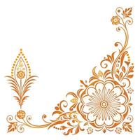 Creative Ornaments design elements on a white background vector