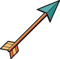 Hand-Drawn Cartoon Style Arrow Illustration Bold Sketch Direction Symbol for Target Navigation Growth Success and Achievement in Digital Art vector