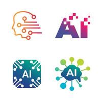 Ai logo design vector