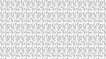 Pattern Featuring Geometric Shapes and Abstract Lines in Monochrome vector