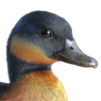 Duckling Portrait with Soft Feathers and Cute Expression png