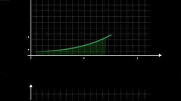 2d Animation Infographic increase graph analysis chart diagram strategy, bar chart concept data corporation with alpha channel or transparent background video