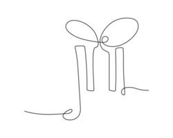 Creative outline of cutlery design with spoons and forks displayed in minimalist style vector