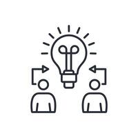 Mentor icons isolated on White Background. Flat style design vector