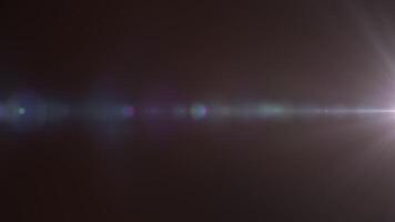 Abstract loop blue glow optical lens flare shine light animation video