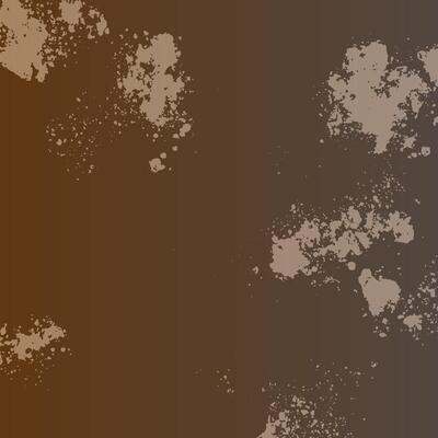 a brown and white background with some paint splatters