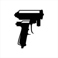Spray Foam Gun Insulation Logo Element . vector