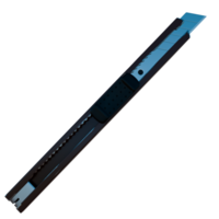 A knife with a blue handle on a transparent background png