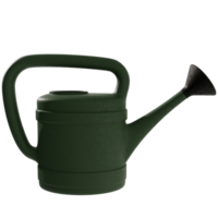 Green watering can on a transparent background png