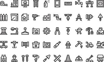 Construction icons High-Quality Icons Collection with Editable Stroke. Ideal for Professional and Creative Projects vector