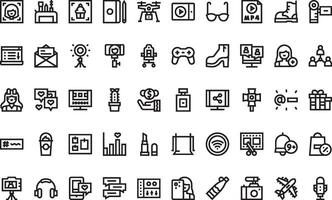 Blogger influencer icons High-Quality Icons Collection with Editable Stroke. Ideal for Professional and Creative Projects vector