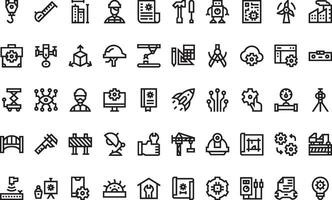 Engineering icons High-Quality Icons Collection with Editable Stroke. Ideal for Professional and Creative Projects vector