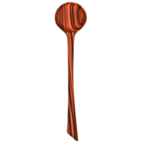 Wooden spoon long handle with transparent background png
