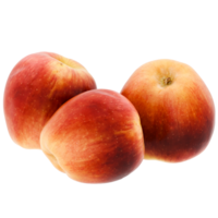 3d render três maçãs com transparente fundo png