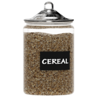 3d render cereal jar with transparent background png