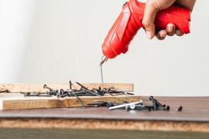 Using an Electric Screwdriver for Woodworking photo