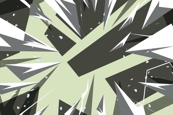 Fluid Comic Style Digital Art Background