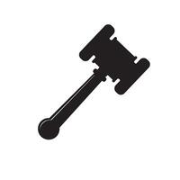 black hammer icon element design template. vector